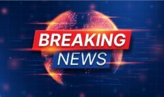 Breaking News banner concept