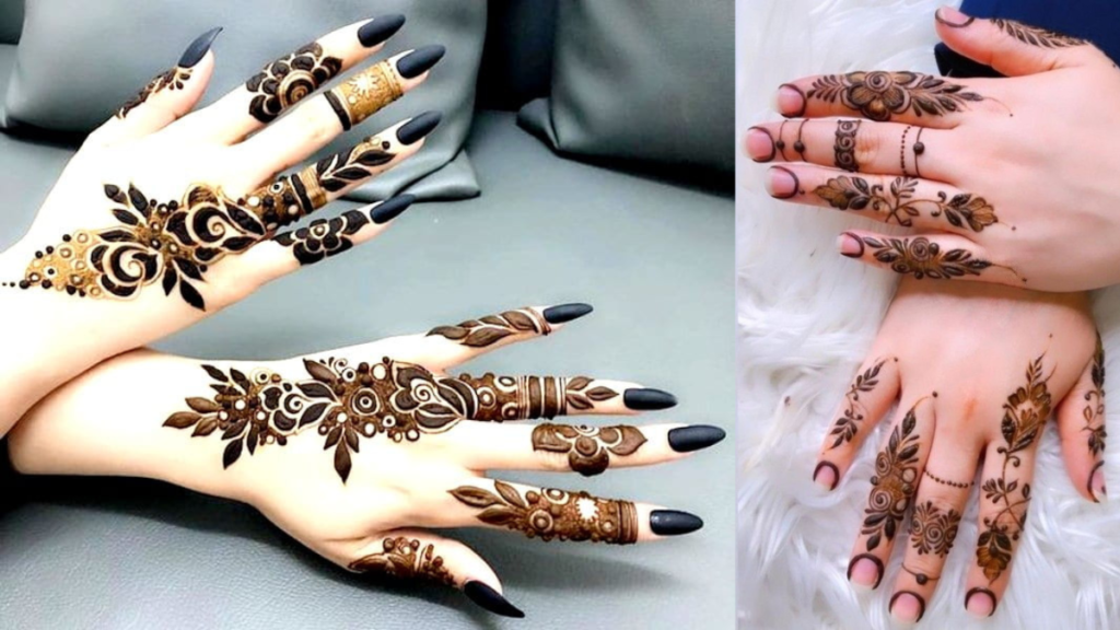 Royal Finger Mehndi Designs